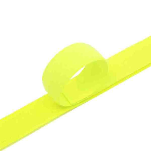  Лента контакт 25 мм №128 неон-лимон  ТриКатушки