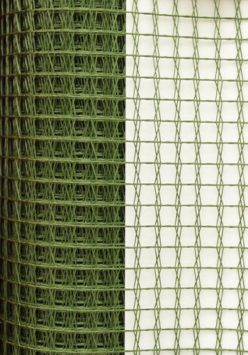  Сетка "крупная ячейка" однотонная в рулоне, ширина 50см, намотка 5 ярдов, цвет 05 темно-зеленый  ТриКатушки