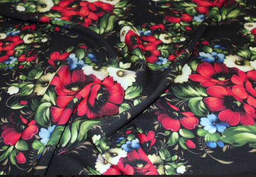  Габардин принт арт 1010 цв 73э , Плотность 270г/м.пог, ширина 150 см, состав 100% ПЭ  ТриКатушки