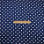 Ткань Кашибо горох 0,8см синий/белый арт.5035