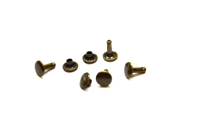  Хольнитен двухсторонний №0 (6мм),(Нержавеющие ) Антик (уп.50 шт) Proknopka  ТриКатушки