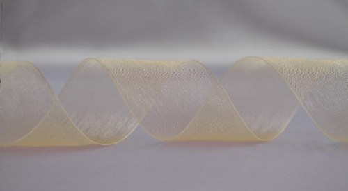  1051 Лента органза 12мм (намотка 50 ярдов = 45 метров)  ТриКатушки