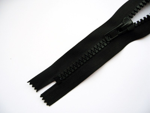  Молния Трактор Т8 1 зам 18 см №322 чёрный неразъём (уп.100 шт.)  ТриКатушки