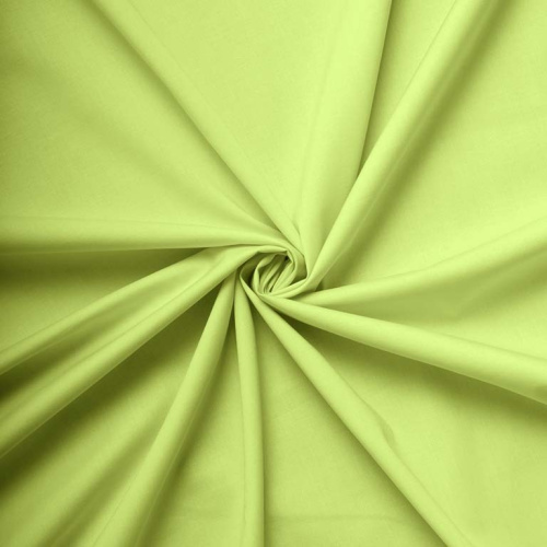  Ткань Поплин МТ 5098 (97 Хл, 3 Эл, 195 гр/мп, ш. 1,45м) цв. 233 салатовый  ТриКатушки