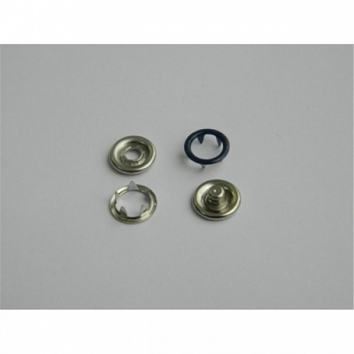  Кнопка рубашечная (кольцо) 9,5 мм - эмаль 569/1440 шт., цв. темно-синий TALS  ТриКатушки