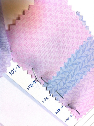  Ткань Сорочечная "жаккард" 2079 (60Пэ, 40 Вискоза; 180гр/мп, ш. 1.5м) цв. 2-201 розовый  ТриКатушки