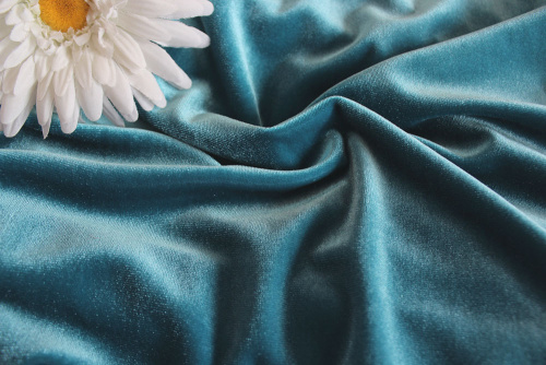  Ткань 3005 Бархат стрейч, ш.150см., №704   ТриКатушки