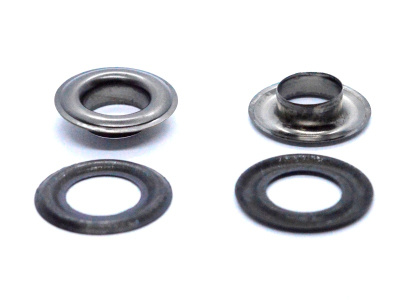  Люверсы №26 12мм сталь Черный никель (уп 50 шт) "Proknopka"  ТриКатушки