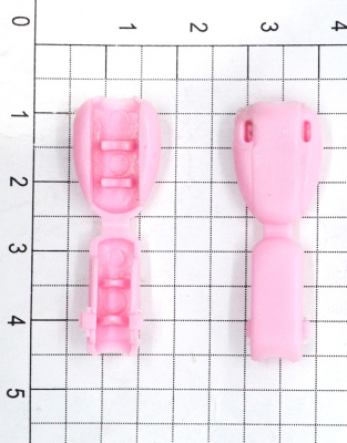 Наконечник фасолинка №2 10шт св.розовый (4)