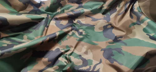 Ткань Оксфорд 210D PU1000 КАМУФЛЯЖ (КМФ) ш.150+-2 см. S4 Зелёный нато(НА ОТРЕЗ от 1 метра )   ТриКатушки