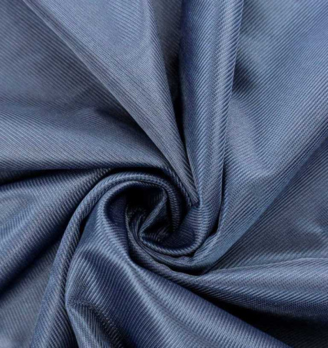  Ткань подкладочная трикотажная 75 гр./м. ш.150 см. (рул.100м.) цв.Тем. синий  ТриКатушки