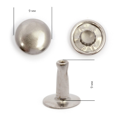  Хольнитены №33,5(9 мм) (сталь)Цв. Никель(уп.2000 шт), NEW STAR  ТриКатушки