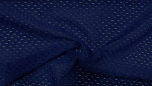  Ткань Сетка трикотажная (100 ПЭ, 110 гр/м2, ш. 1,5м) цв. Т.Синий  ТриКатушки