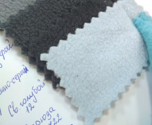  Ткань Флис СВ.ГОЛУБОЙ 12 190 Г/М2  ТриКатушки