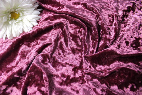  Ткань 3002 Бархат стрейч крэш, ш.160см, цв. 210  ТриКатушки