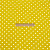 Ткань Кашибо горох 0,8см желтый/белый арт.5074