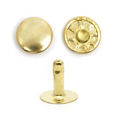  Хольнитены 9*9 золото Сталь (упак.100 шт.) "Proknopka"  ТриКатушки