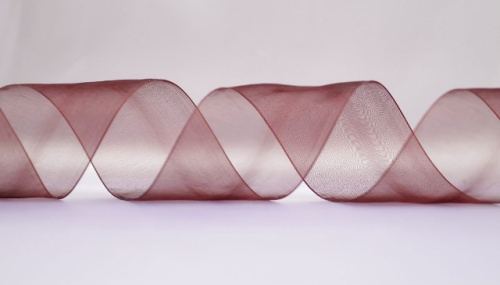  1058 Лента органза 50мм (намотка 50 ярдов = 45 метров)  ТриКатушки