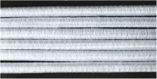  Резинка шляпная МН 3,5мм цв.№ цв.Белый (144yrd/131,6 метра)  ТриКатушки