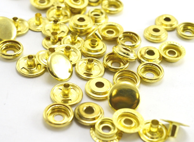  Кнопка 15мм №61 НЕРЖ. цв. Золото (уп. 20 шт) ProKnopka  ТриКатушки