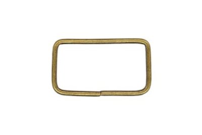  Рамка металлическая 20х15мм цв.антик фас.1000 шт  ТриКатушки