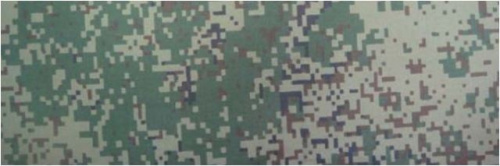  Ткань Т/С 130г/м2 КАМУФЛЯЖ ACTIVE ш.150+-2 см. 65ПЭ/35ХЛ ВО D3 Цифра зелёная  ТриКатушки