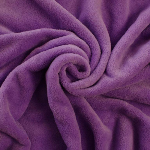  Ткань Велсофт МТ 6103 (100 ПЭ, 447 гр/мп, ш. 1,5м) цв. 167 св.фиолетовый  ТриКатушки