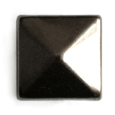  271-W черный никель 7*7мм Украшение на шипах "клепка" металл (упаковка 10000 штук)  ТриКатушки