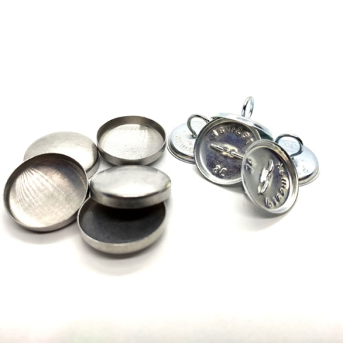  Заготовка для обтяжки пуговиц №32 (20,5мм) СТАЛЬ с увеличенным ушком(уп 10шт) "Proknopka"  ТриКатушки