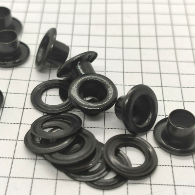  Люверсы №4 6мм сталь Оксид (уп 2500шт) Tals(Турция)  ТриКатушки