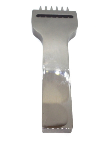  Ручной строчный пробойник круглый 6 зуба (шаг 5мм, д. 1мм) PROKNOPKA  ТриКатушки