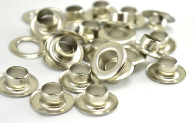  Люверсы №24 9мм НЕРЖ никель (уп 25 шт) "Proknopka"  ТриКатушки