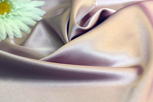  Ткань 2001 Атлас Стрейч, №301 пыльно-розовый   ТриКатушки