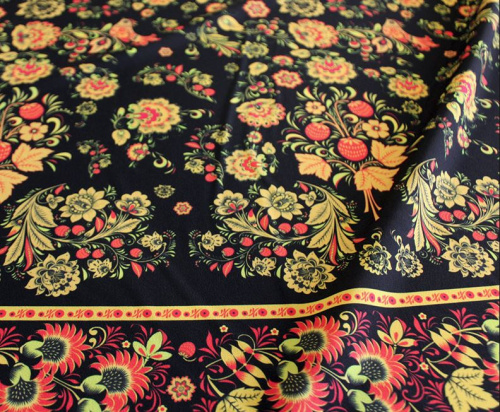  Габардин принт арт 1010 цв 4э , Плотность 270г/м.пог, ширина 150 см, состав 100% ПЭ  ТриКатушки