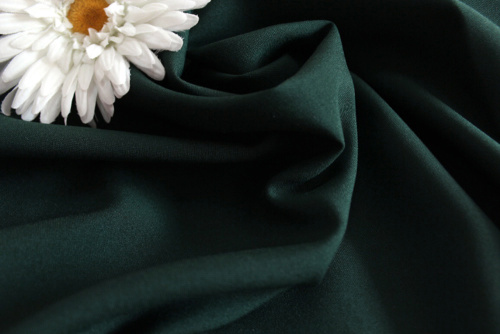  Ткань Габардин стрейч арт.1000 ,ш.150см., 270 гр/мп., №623 цв. темно-зеленый  ТриКатушки