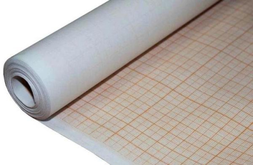  Бумага масштобно-координатная, ширина 64см (намотка 40 метров), 64040  ТриКатушки