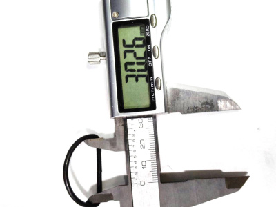  Полукольцо металлическое 30мм цв. Оксид  (фас.100/500/1000шт.)  ТриКатушки