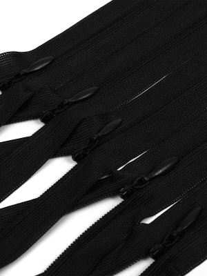 Молния потайная Т3 50см №322 ЧЕРНЫЙ ( уп.100 шт.)5