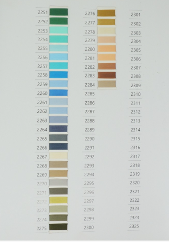  Карта цветов ниток EURON №2 U/ E,K,N  ТриКатушки