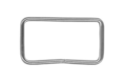  Рамка металлическая 40х20мм цв.никель фас.1000 шт  ТриКатушки