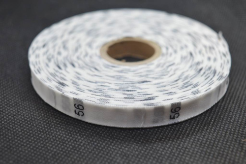  Размерник жаккард ,белый 56 (рул 1000шт)  ТриКатушки