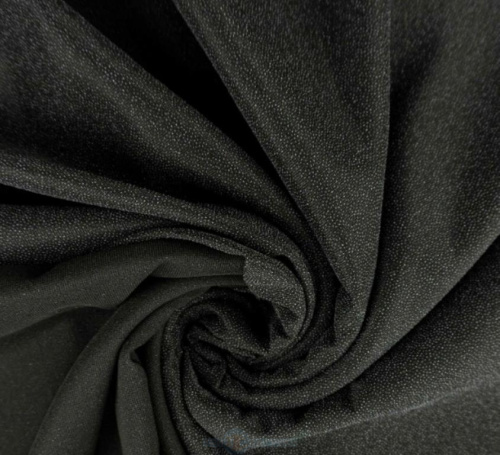  Дублерин клеевой М-46 текстурированный 46 г/м2 (150см/100м) черный  ТриКатушки