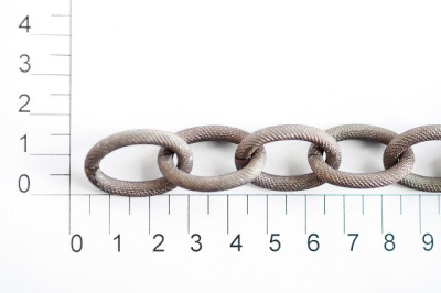  UX 013С цепь алюминий цв. antique (упаковка 10 метров)  ТриКатушки