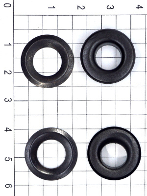  Люверсы №24 9мм НЕРЖ оксид (уп 50 шт) "Proknopka"  ТриКатушки