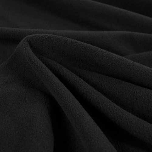  Ткань Флис (100 Пэ, 180гр/м2, ш.1,5м) Цв. Чёрный  ТриКатушки