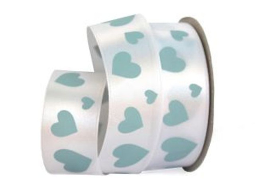  UT014-25-3001-105 Лента атласная с рисунком 25мм (рулон 20 ярдов = 18 метров)  ТриКатушки