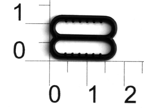  1508S черный Регулятор пластик 15мм (упаковка 1000 штук)  ТриКатушки