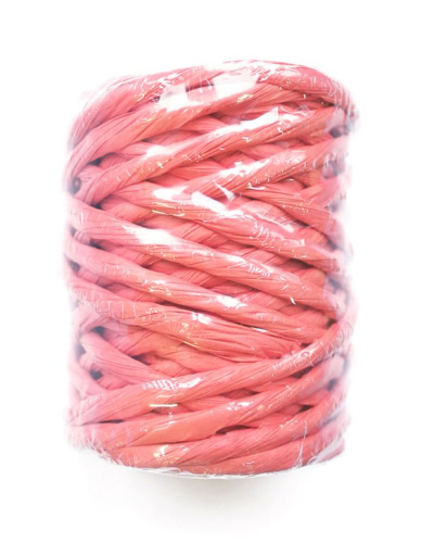  Шнур для упаковки "бумага" 5мм (упаковка 14 метров) цв. №30 коралл  ТриКатушки