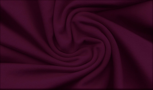  Ткань Футер 3-х нитка г/к петельный 320гр.кв.м, 80% Хб + 20% ПЭ, пенье, цв. Пурпурный IS  ТриКатушки