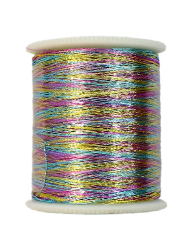  Нитки люрекс 0212-3303, 100м, FMS3081 меланж (упаковка 12 штук)  ТриКатушки